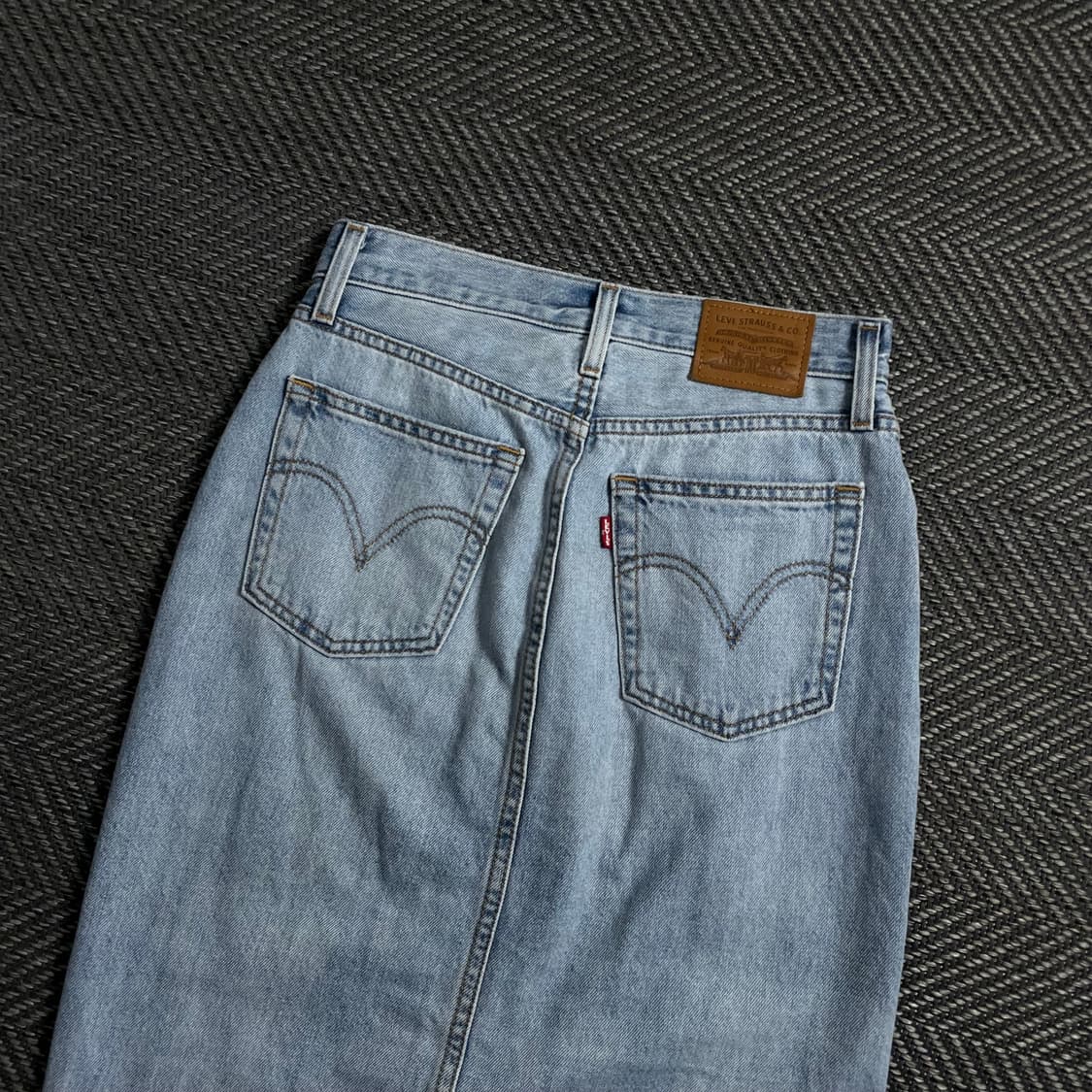 리바이스 프리미엄 데님 통 스커트o 4071 상품이미지4