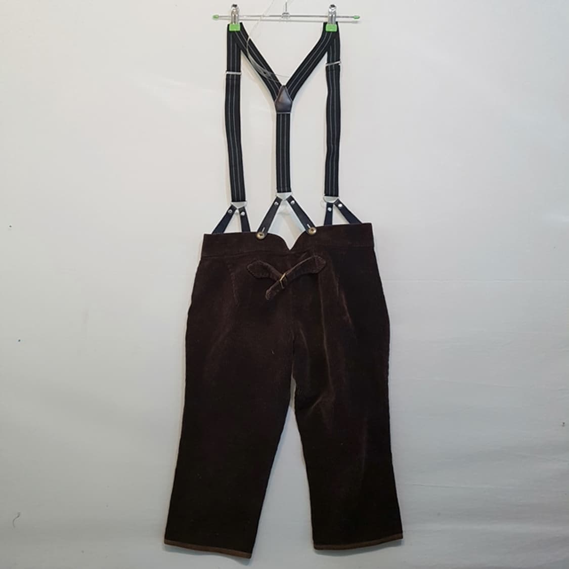 랄프로렌 코듀로이 멜빵 바지 브라운 상품이미지2