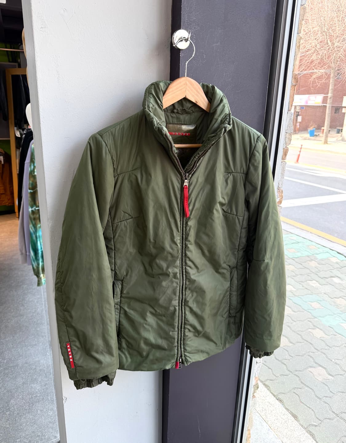 40/ 프라다 99AW 레드탭 2WAY 패딩 점퍼 상품이미지2
