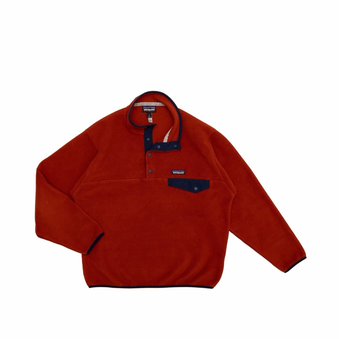 17FW 파타고니아 신칠라 스냅-T 레드/네이비 콜롬비아 상품이미지2