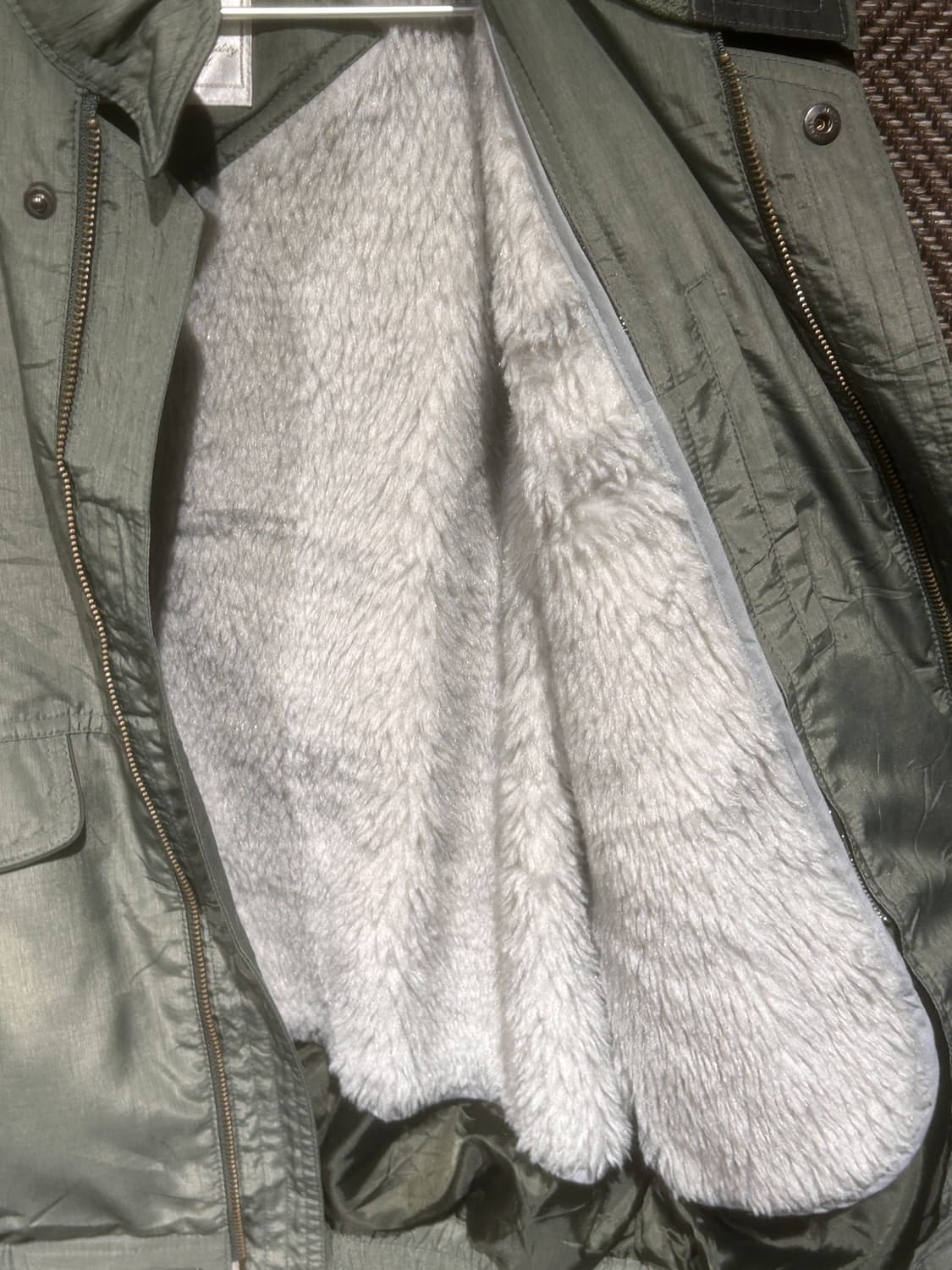 애프터 임프레션 투톤 패널 해링턴자켓 상품이미지9