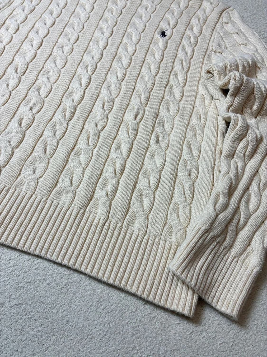 폴로 랄프로렌 케이블 시그니처 로고 니트 PN7321 상품이미지4