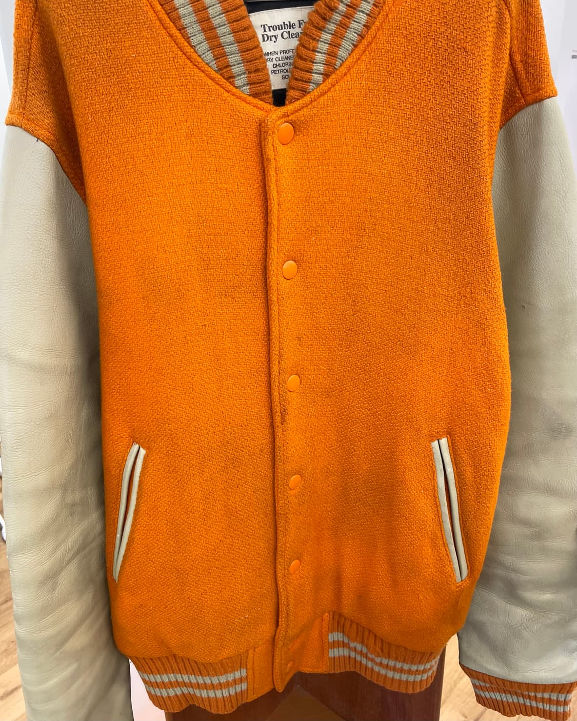 [40] 휴스턴 바시티 자켓 오렌지 상품이미지6