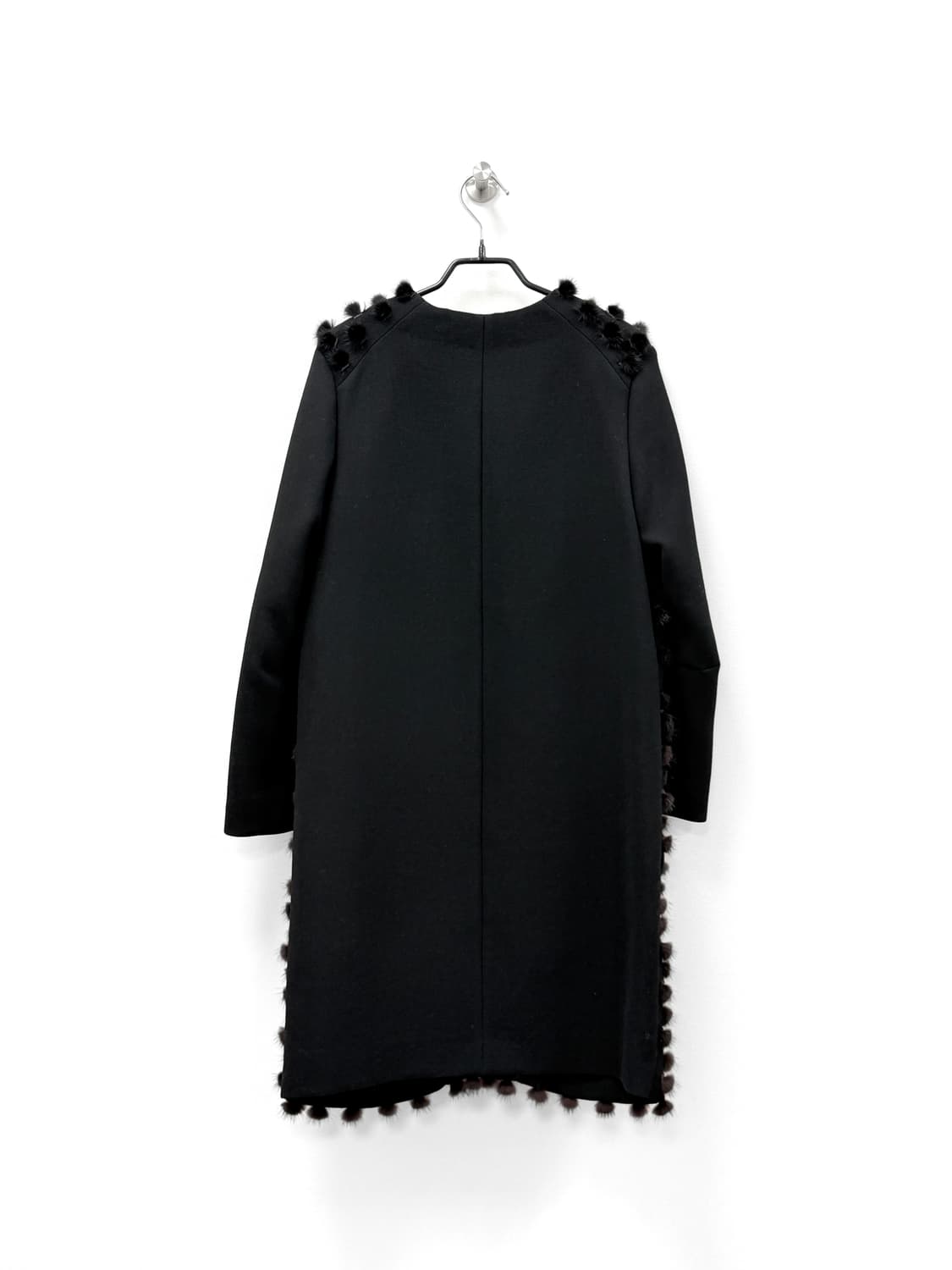 마르니 밍크 디테일 울 코트 상품이미지4