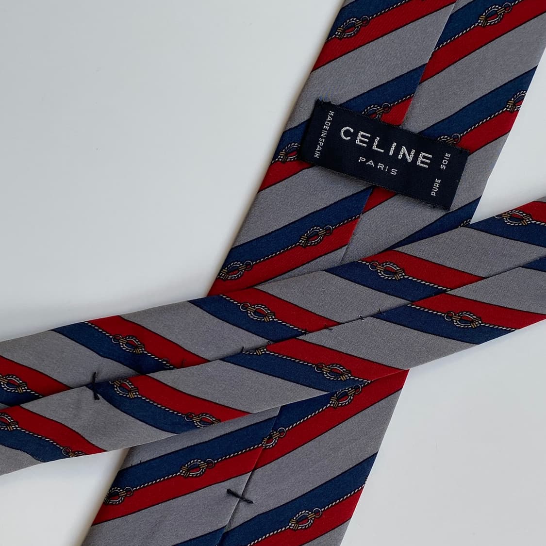 셀린느 (celine) 심플로고 정품 명품넥타이 상품이미지5