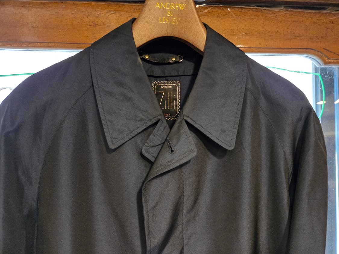 프랑스 명품 질리 실크 트렌치코트 상품이미지7