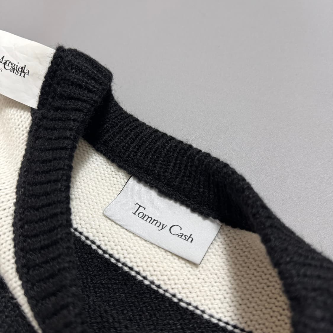 Maison Margiela x Tommy cash 스트라이프 패턴 니트 상품이미지3