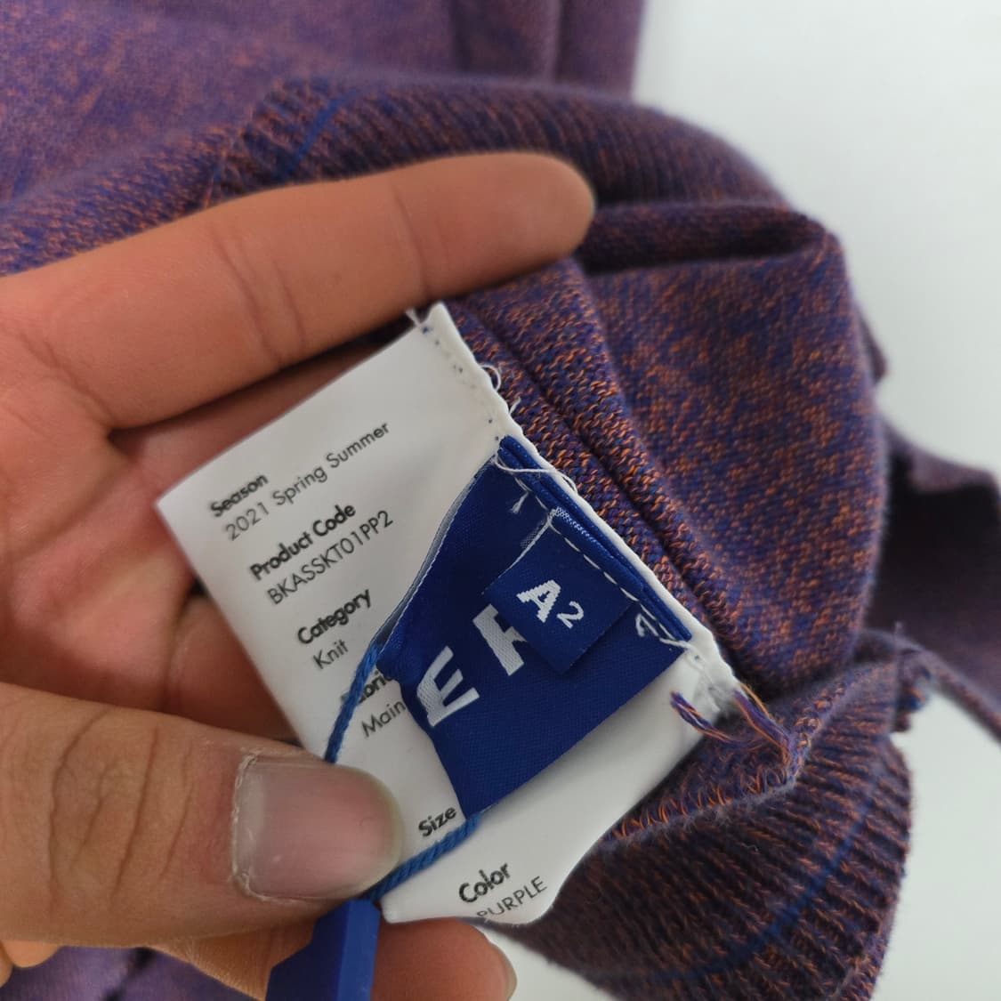 아더에러 21ss 언밸런스 니트 베스트 (태그 포함)/ 남성 조끼 / 남 상품이미지2