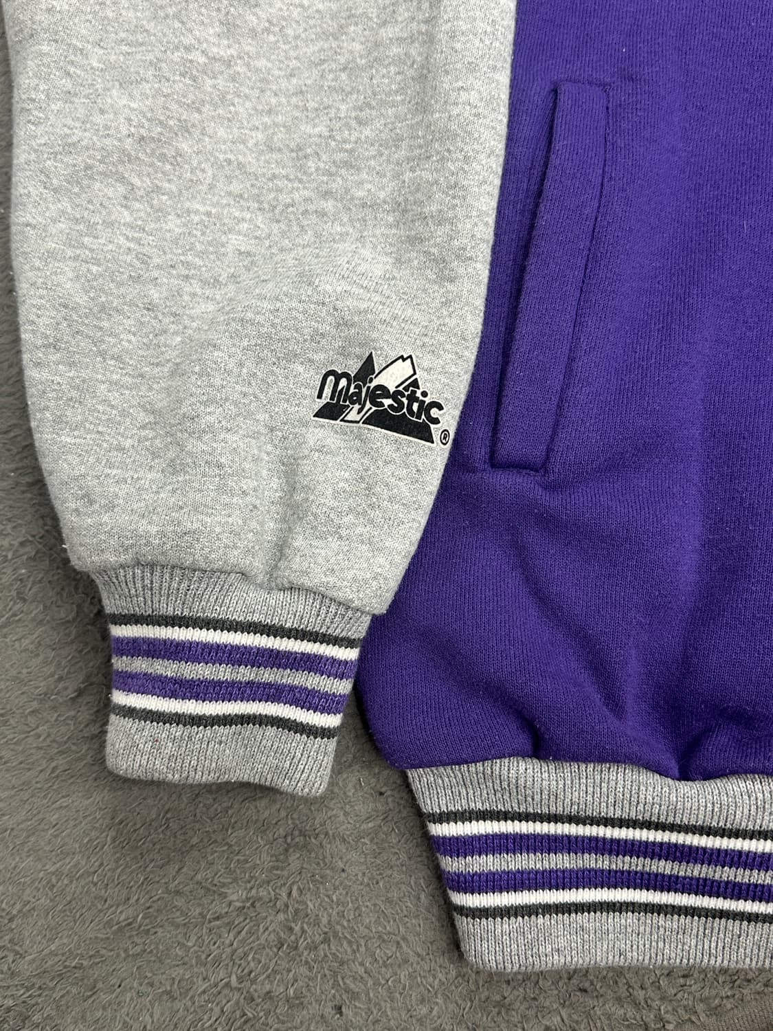 90s 마제스틱 NY 바시티 자켓 L 상품이미지4