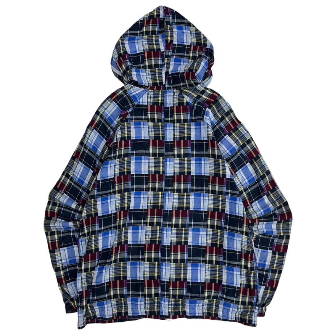 빔즈 타탄체크 린넨 후드집업 상품이미지3