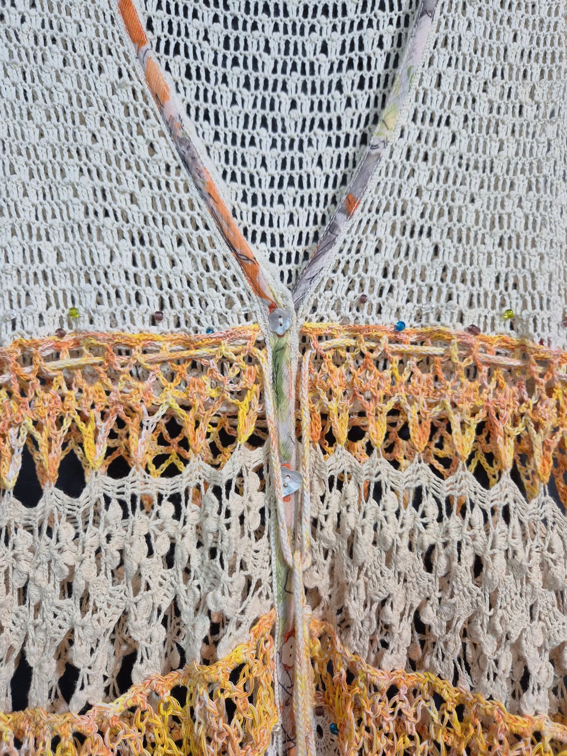 써스데이아일랜드 크로쉐 조끼 S 상품이미지4