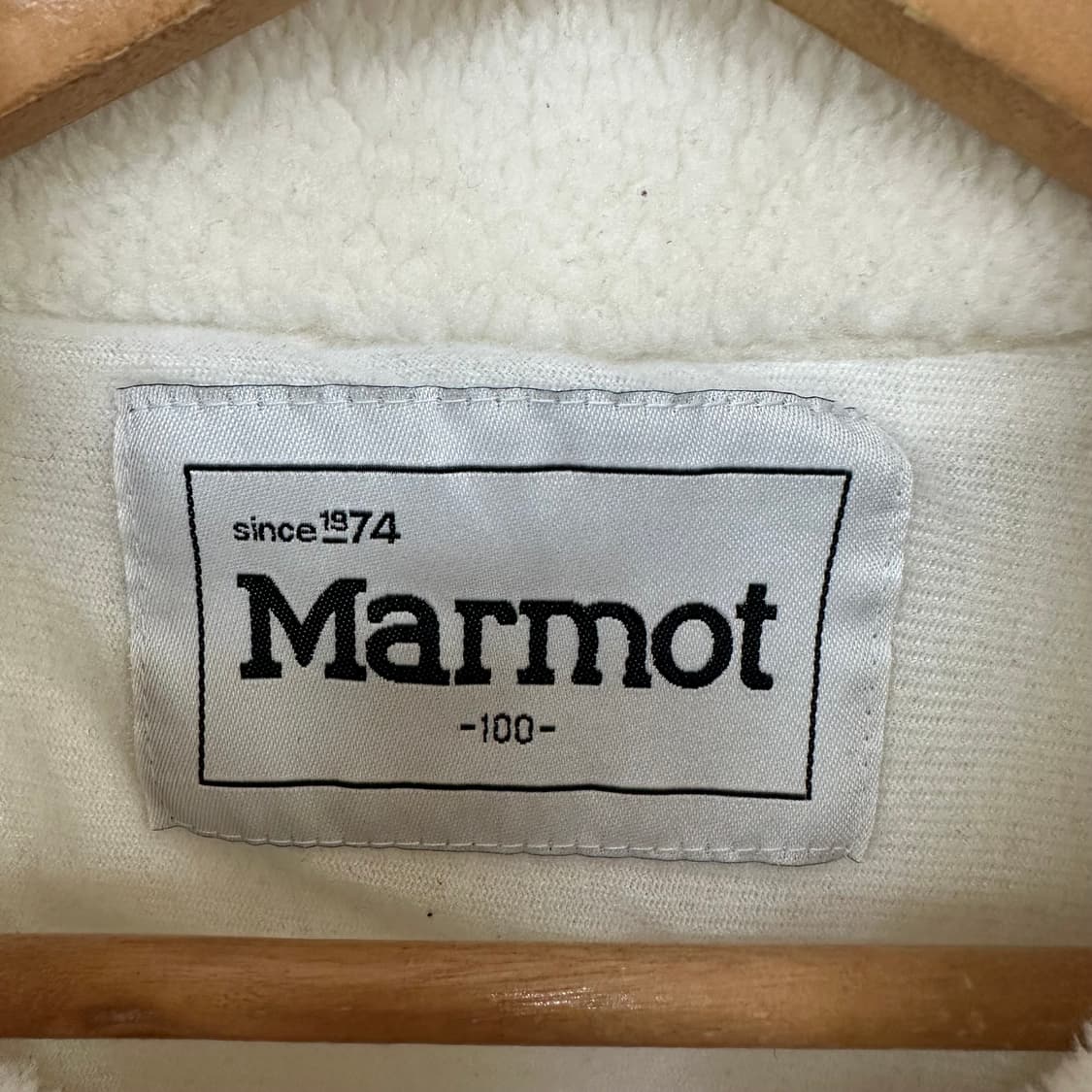  마모트 남자 도톰 기모 털자켓 아이보리 100 상품이미지10