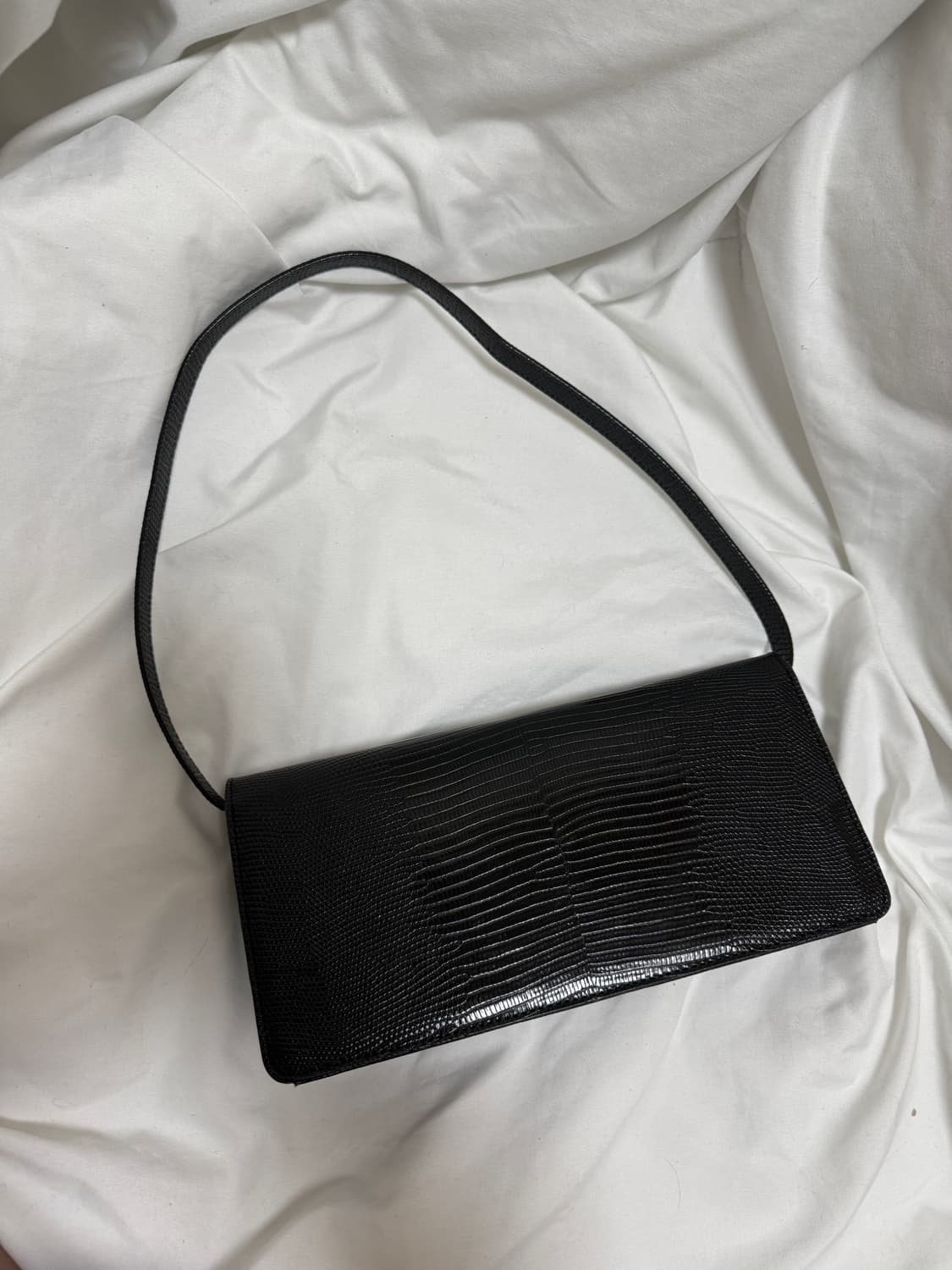 파인드카푸어 패티백26 리자드블랙 상품이미지2