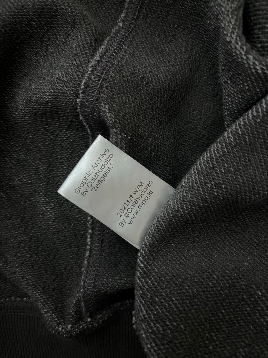 mpq skeleton hoodie black 상품이미지5