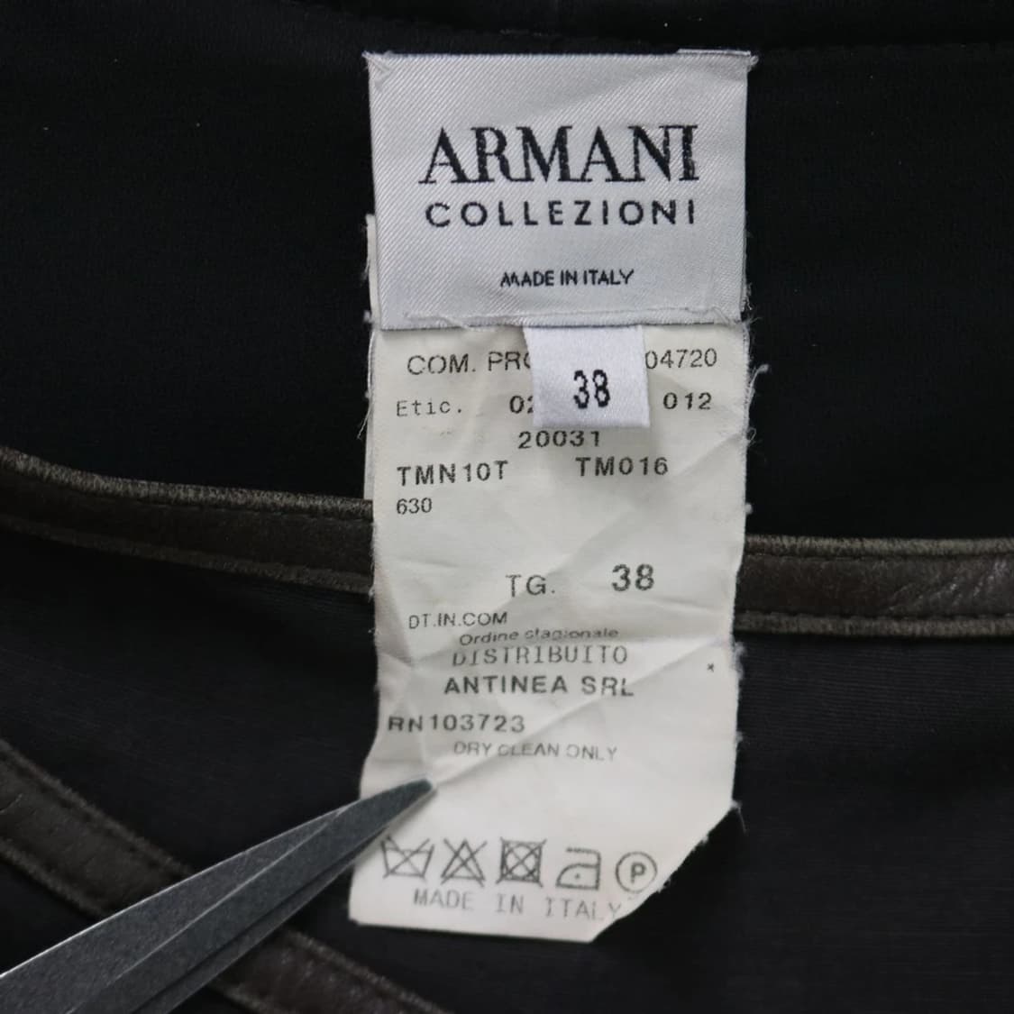 아르마니 실크 혼방 랩 스커트 54405 상품이미지7