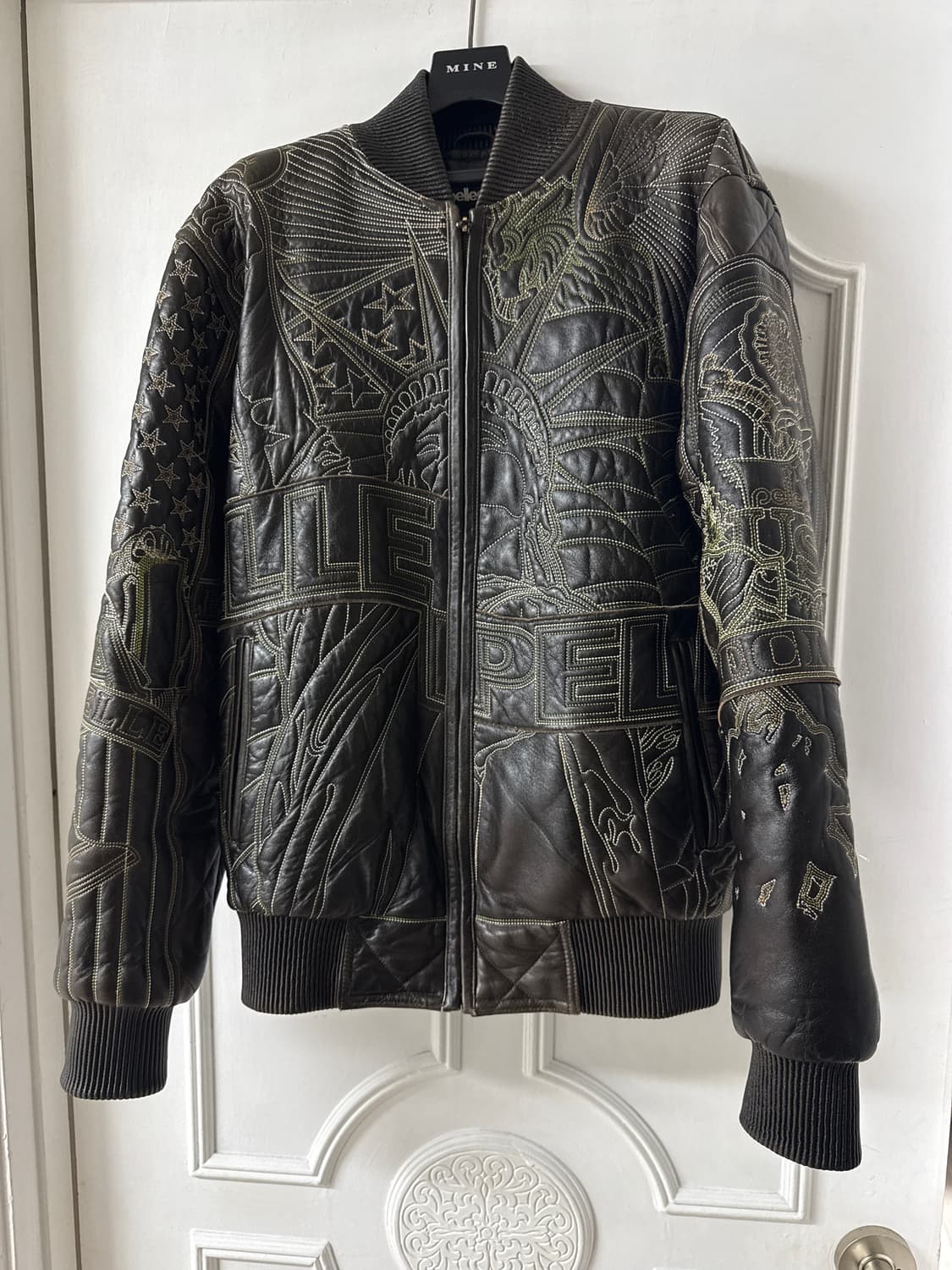 Pelle Pelle x Who Decides War 2026 레더 자켓 상품이미지4