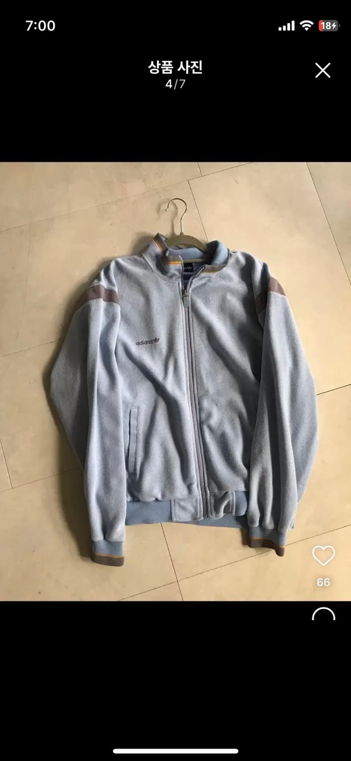 라이프이즈웻 아디다스 후리스 집업 져지 트레이닝복 y2k 상품이미지4