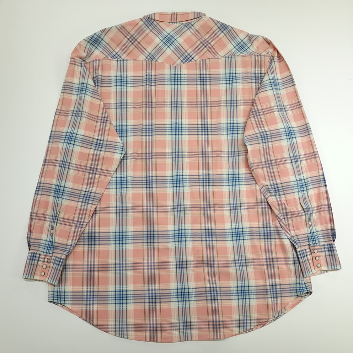 CN703 2XLT 폴로 랄프로렌 빈티지핑크 웨스턴 체크 긴팔 셔츠 남방 상품이미지7