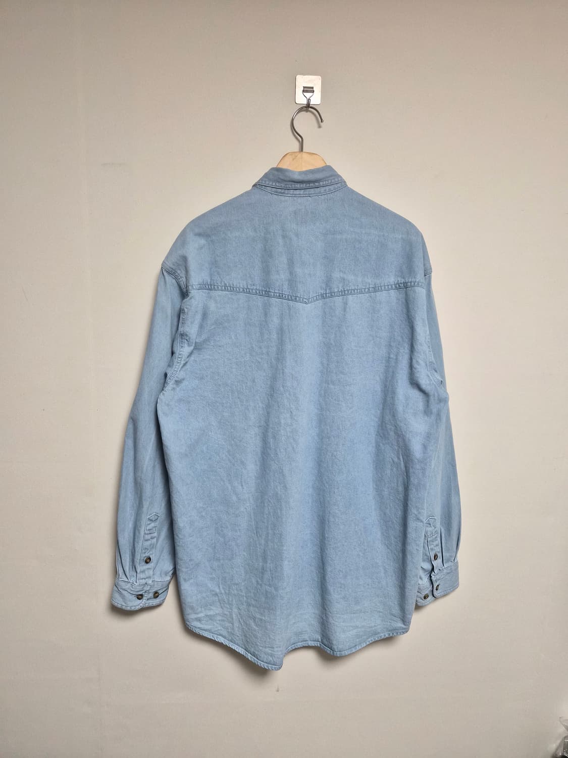 칼하트Carhartt 카라 자수 데님 셔츠 L - S260 상품이미지2