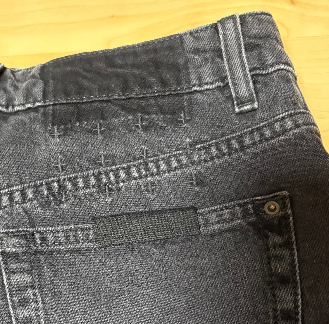 [Ksubi] Black Hi Line Denim Shorts 상품이미지6