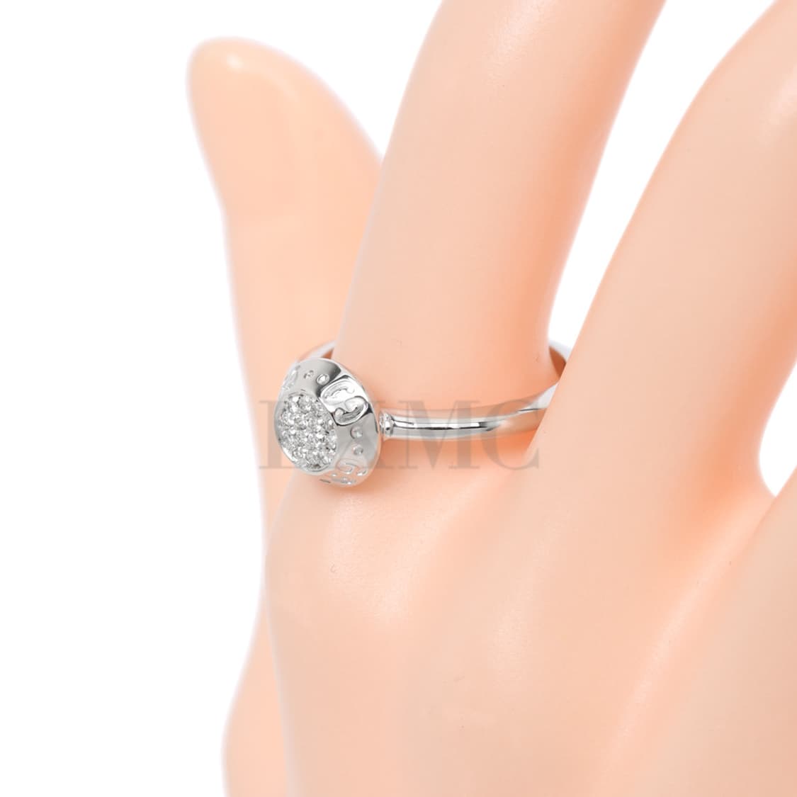 구찌 다이아 반지 18K 화이트골드 다이아링 90275575 상품이미지7