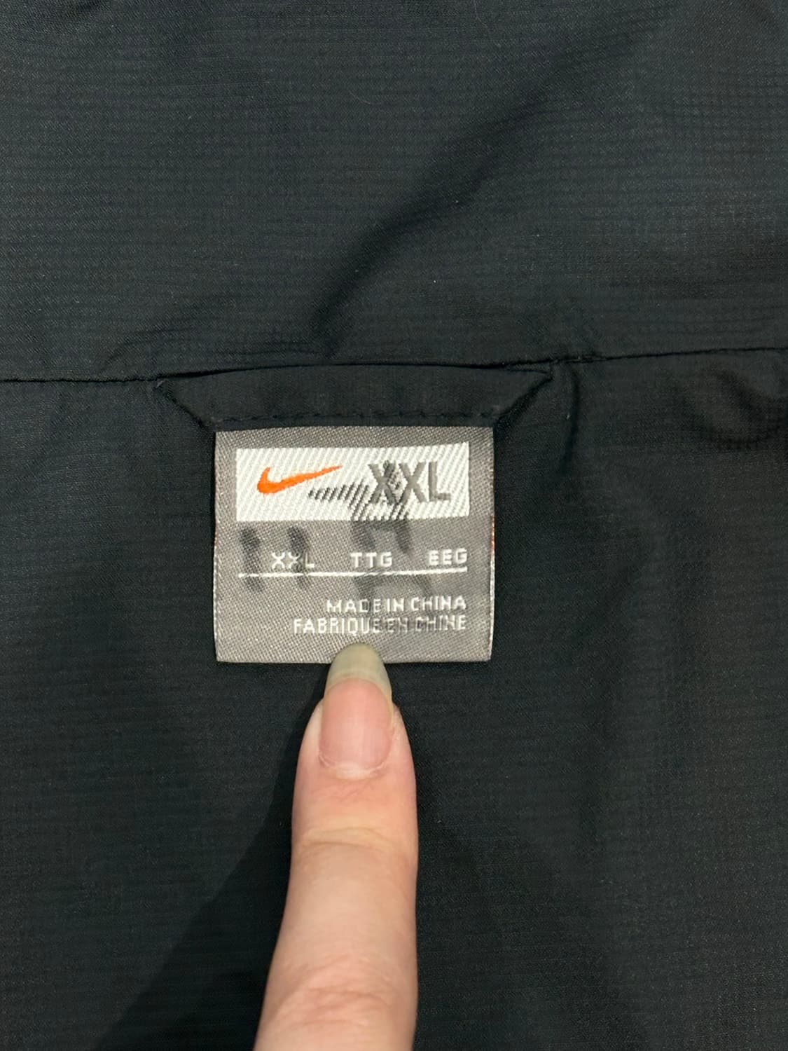 나이키 블랙 올드스쿨 오버핏 바람막이 자켓 XXL 상품이미지7