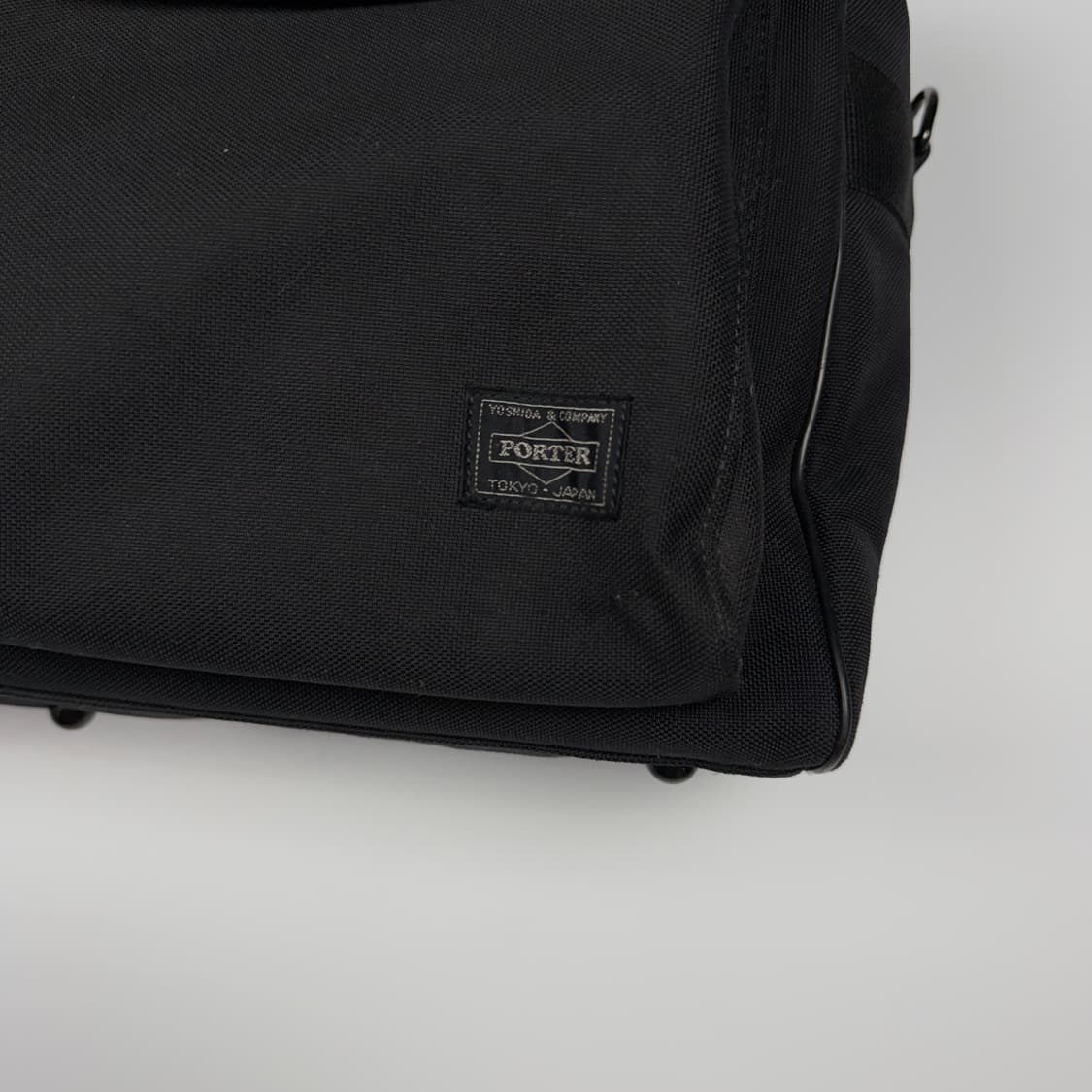 요시다포터 앵글 2way 더플백 블랙 상품이미지5