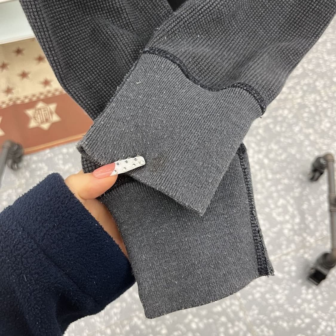 나이키 올드스쿨 스트릿 펑크 와플 후드티 L C10055 상품이미지7