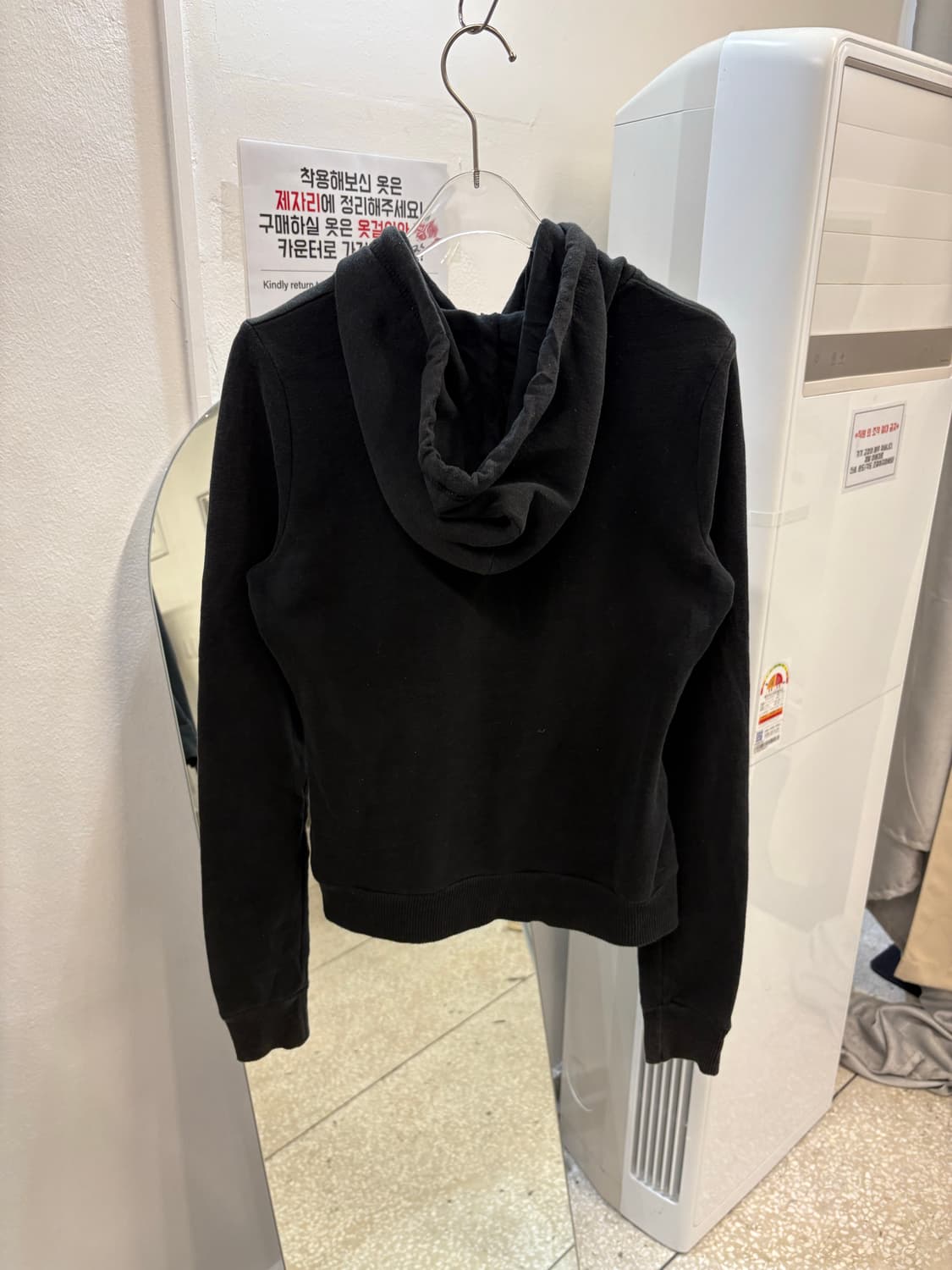 Abercrombie navy hood zip up 상품이미지4