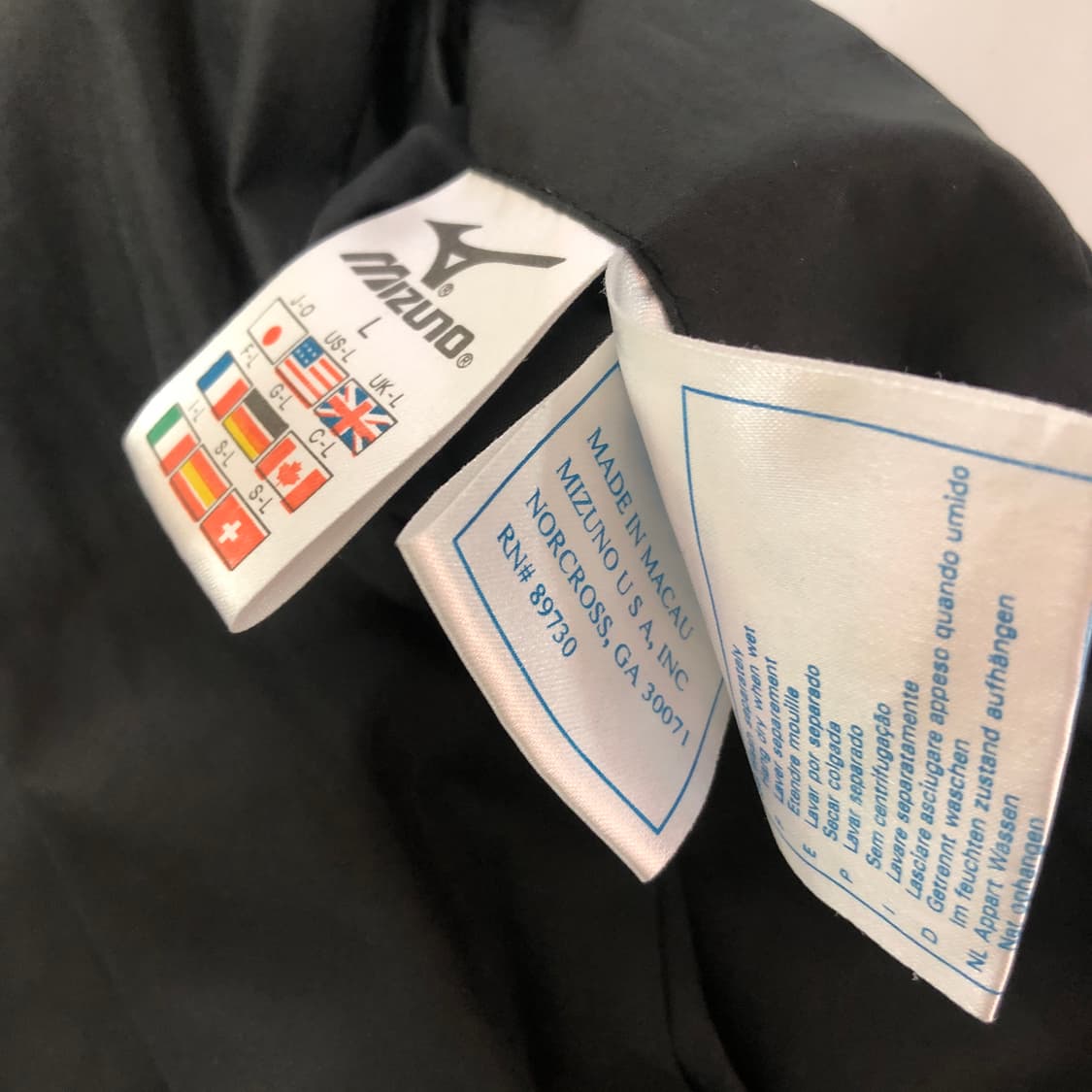 미즈노 리버시블 웜업 맨투맨 실측 XL 상품이미지4