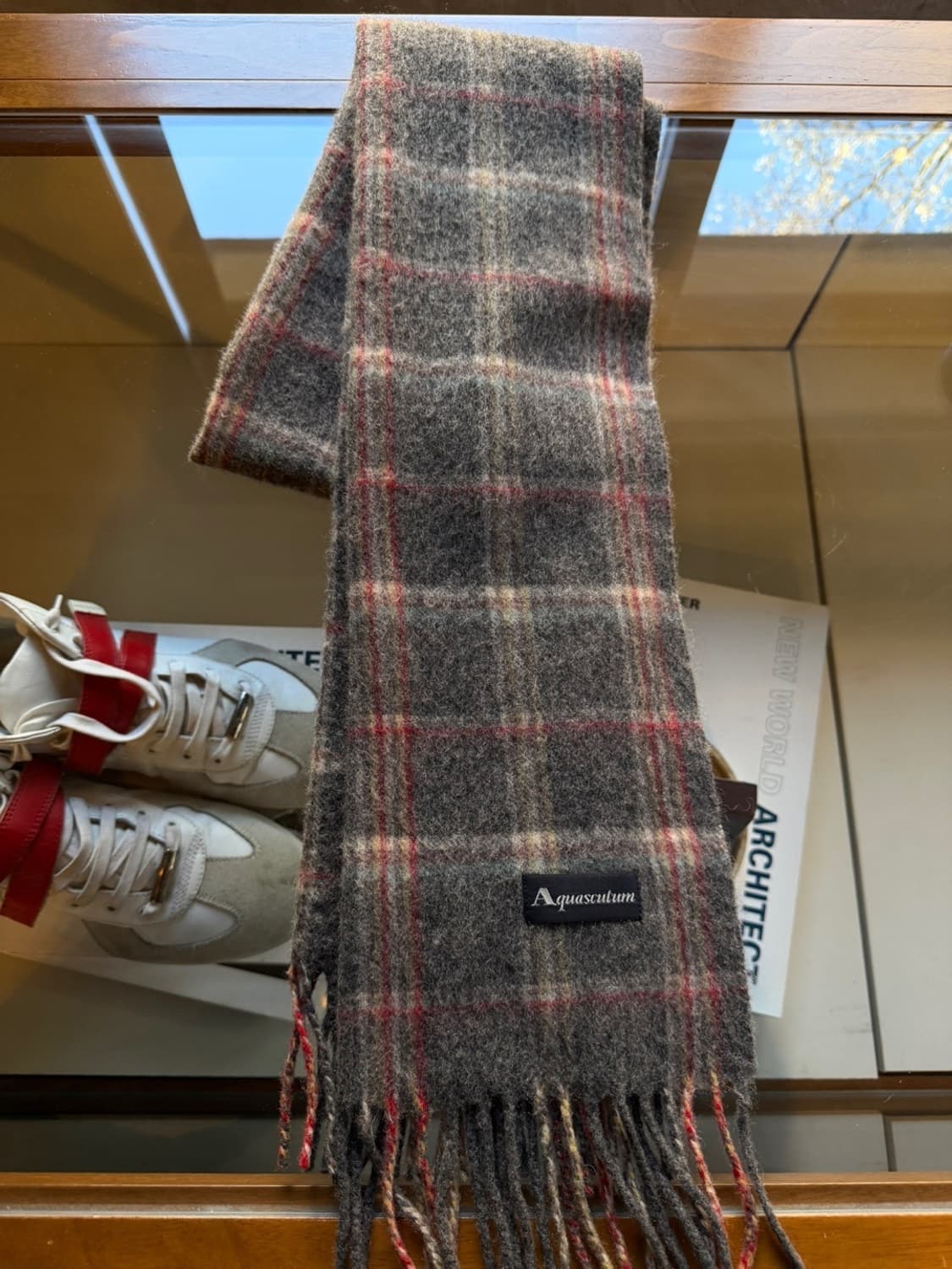 아쿠아스큐텀 램스울 머플러 상품이미지1