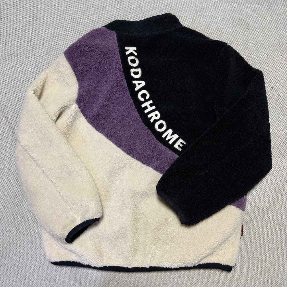 코닥 컬러 블록 플리스 자켓 상품이미지6