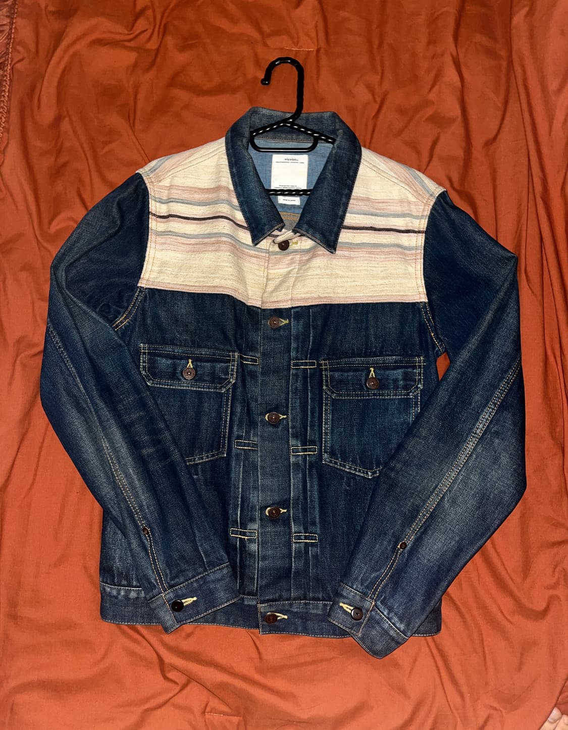 [3] 비즈빔 패치워크 데님 자켓 상품이미지1