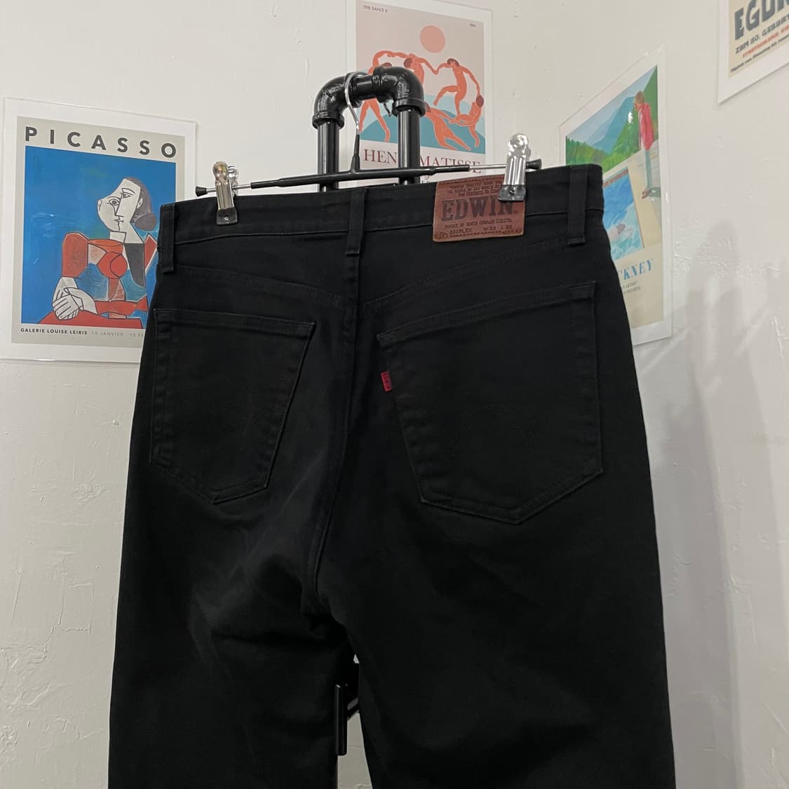 에드윈 503 와이드 블랙진 상품이미지5