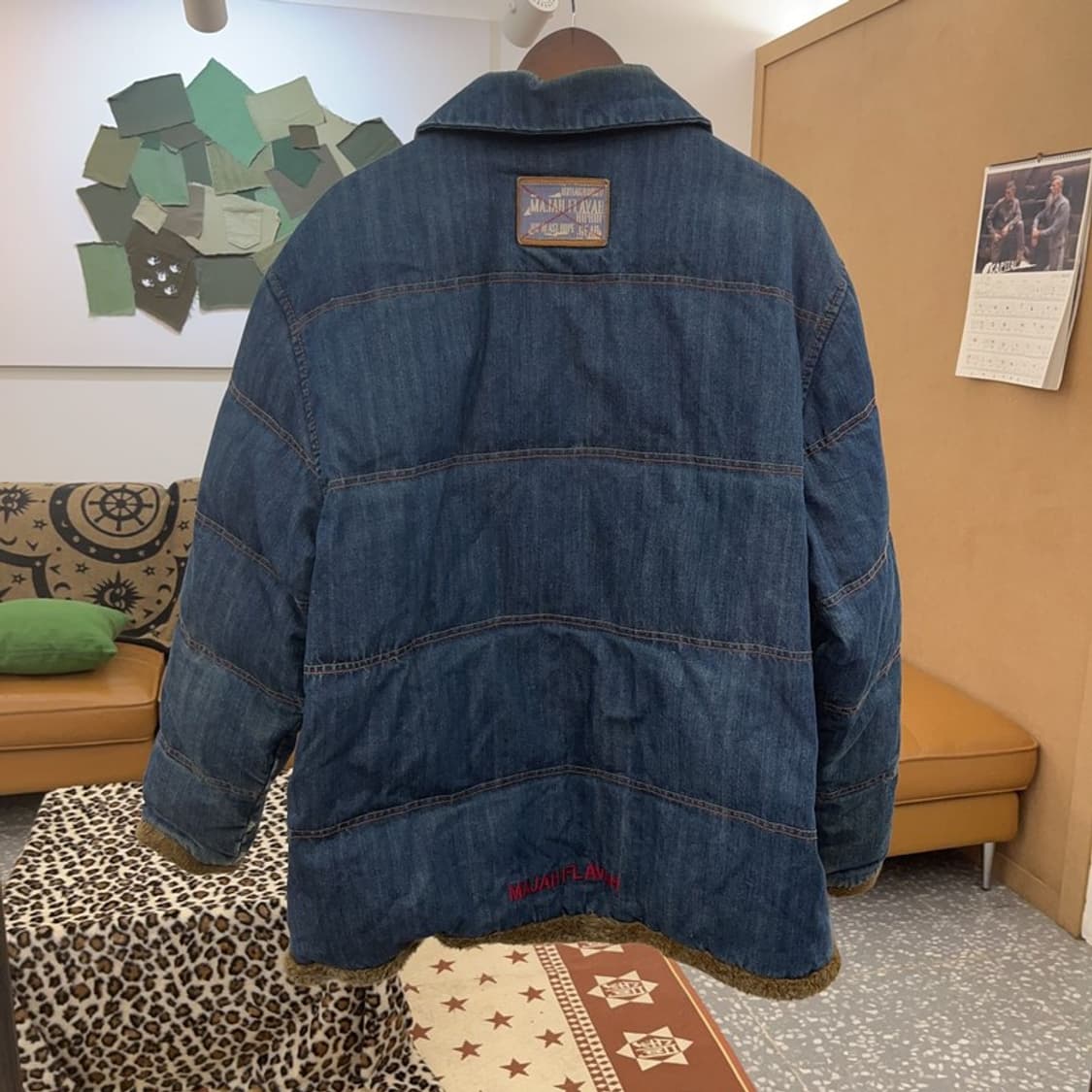 마자플라바 올드스쿨 레트로 덕다운 빈티지 패딩 자켓 105 C08934 상품이미지4