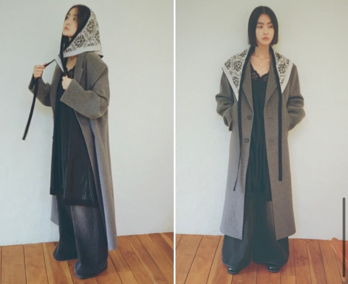 솔티페블 투웨이 케이프 스카프 상품이미지6