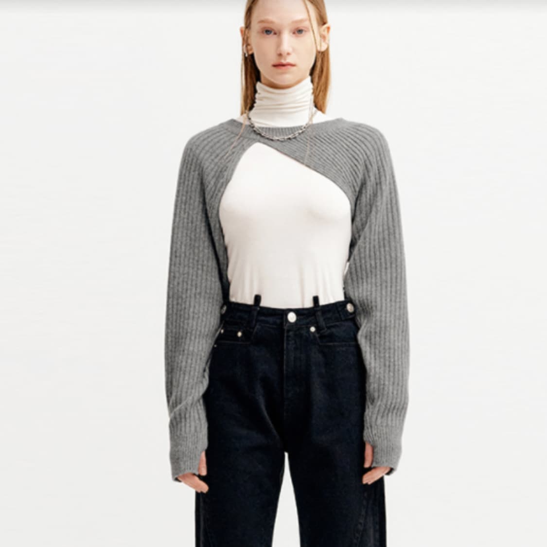 유즈(YUSE) 캐시울 언발란스 볼레노니트 55-66 상품이미지1