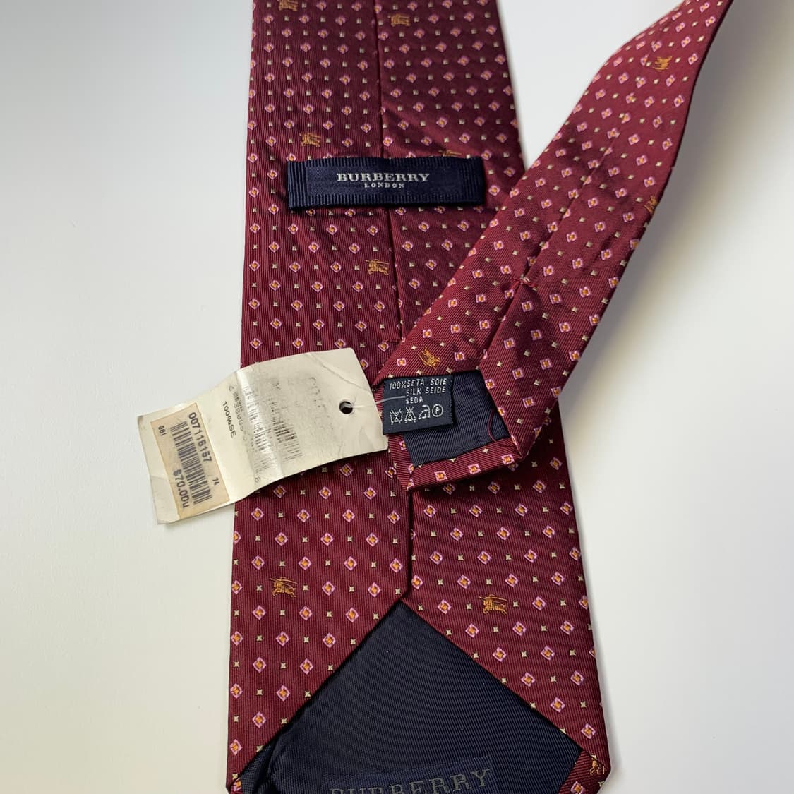 (미사용품) 버버리(BURBERRY) 택 달린 미품 모노그램 넥타이 상품이미지6