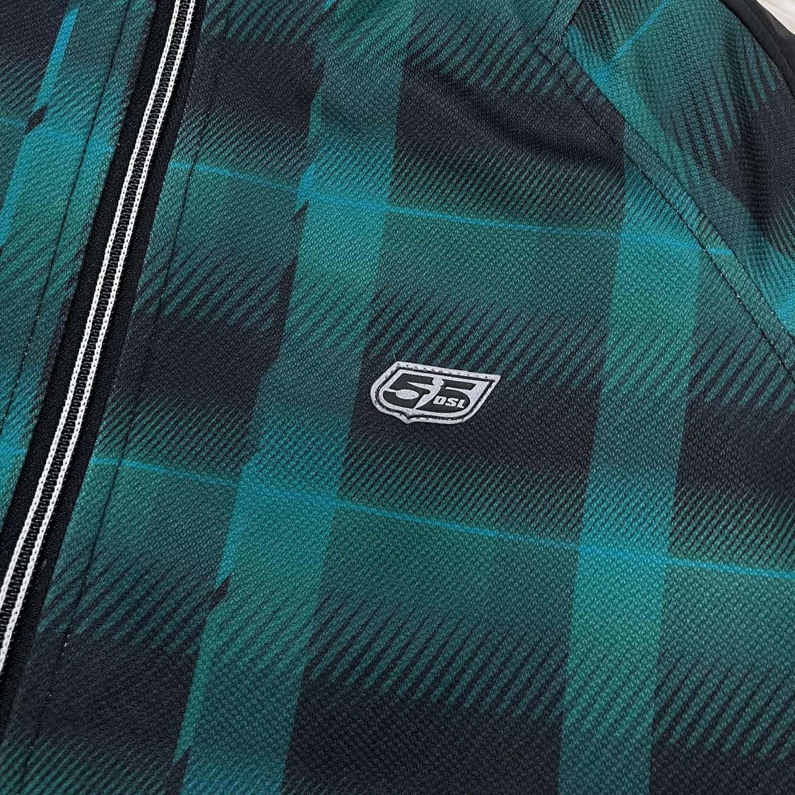 디젤 Diesel 55DSL 그린 타탄 체크 자켓 상품이미지4