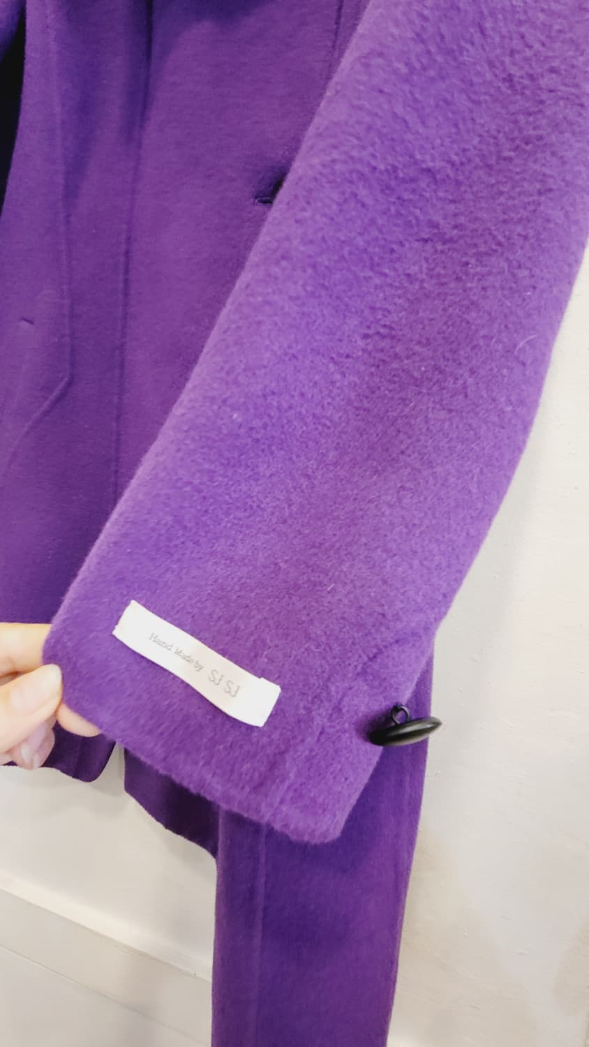 SJSJ 퍼플 핸드메이드 코트 상품이미지3