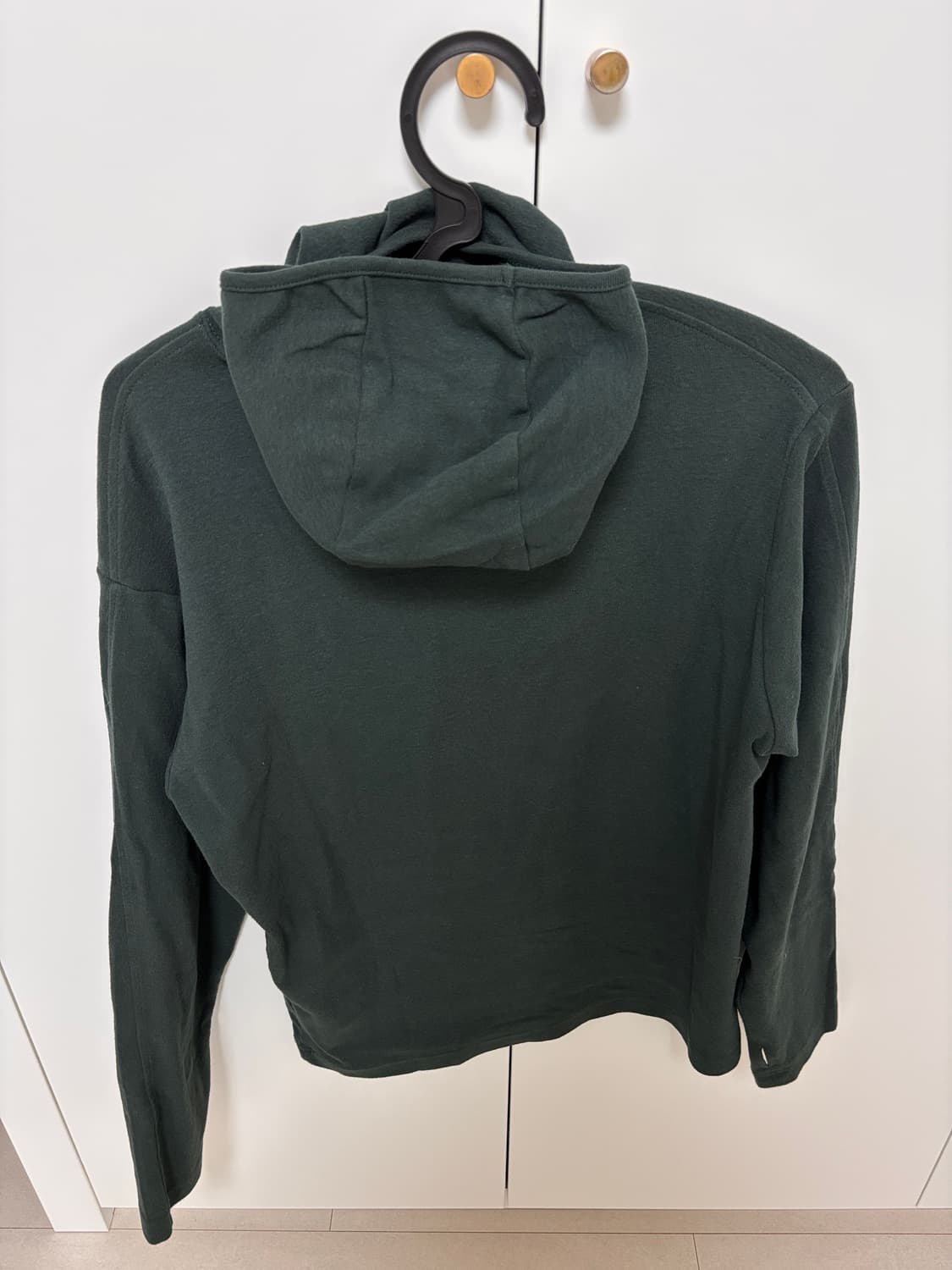LONG SLEEVE HOODED T-SHIRTS GREEN 상품이미지4