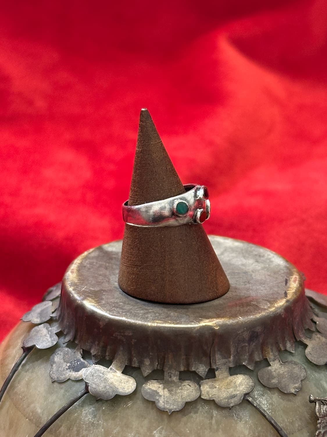 Vintage gemstone 925silver ring 상품이미지5