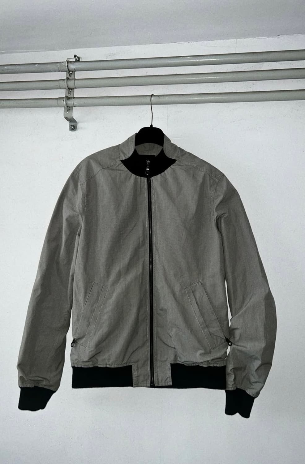 David Mayer 체크 봄버 상품이미지1