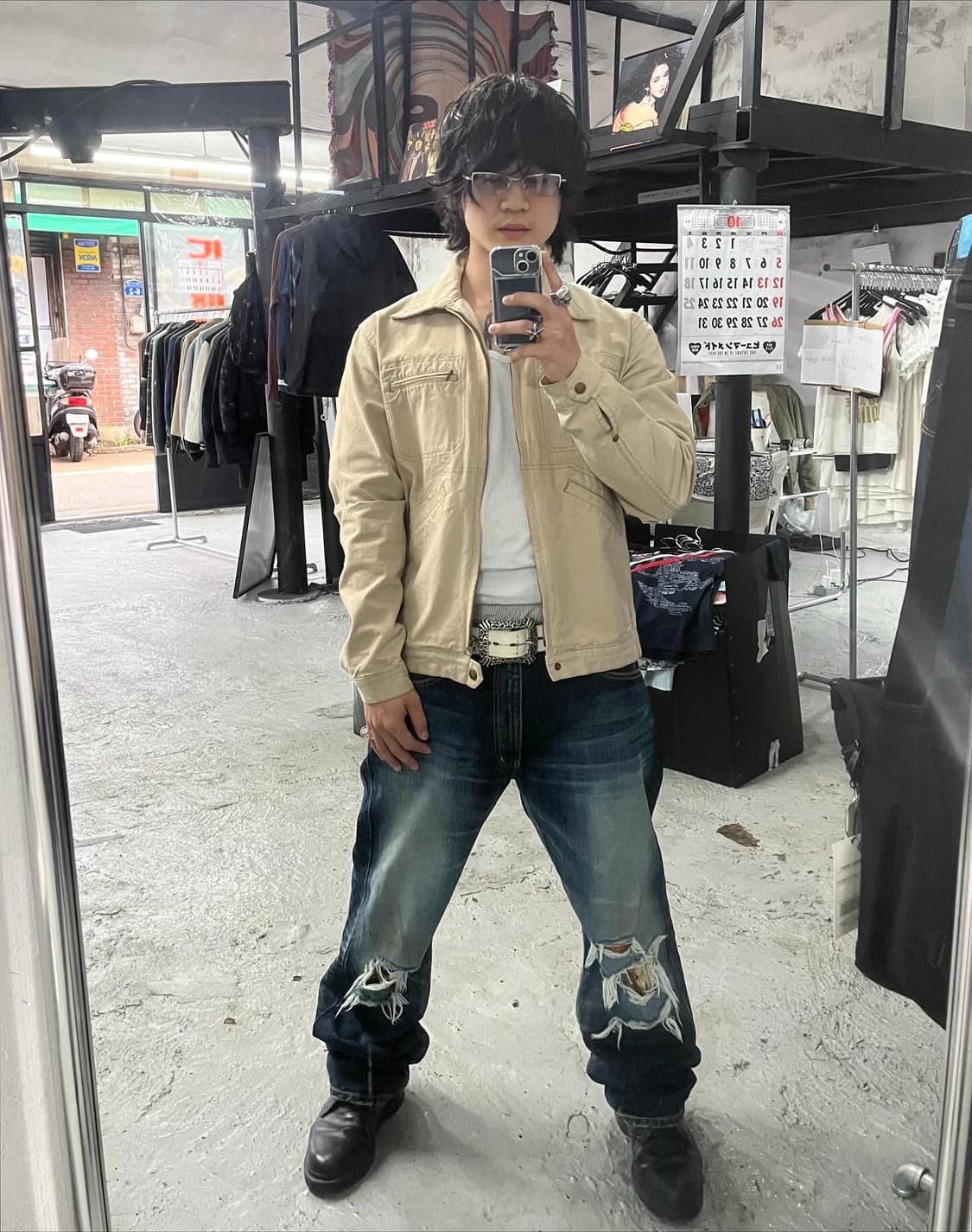 90s Hysteric Glamour work jacket 상품이미지1