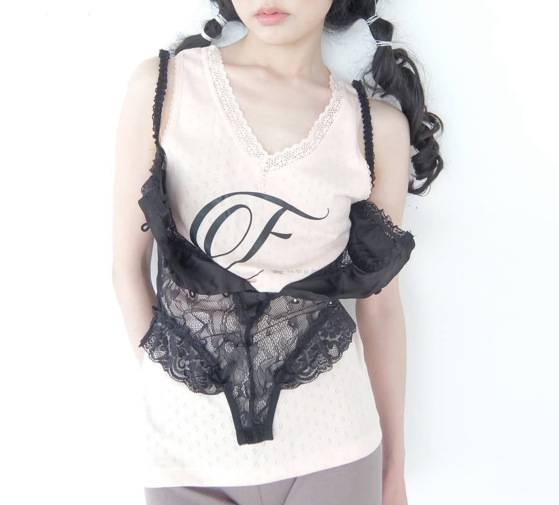 샵페어리 lace sleeveless (라이트핑크) 상품이미지1