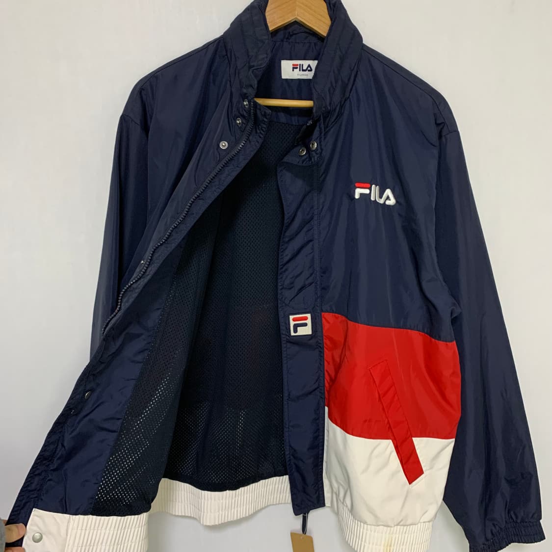 휠라 필라 빈티지 바람막이 자켓 XL 남녀공용 상품이미지3