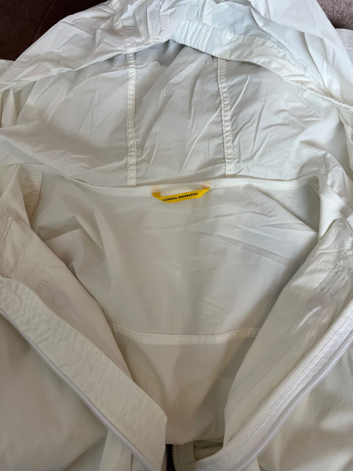 내셔널지오그래픽 키즈 아이보리윈드브레이커 바람막이후드점퍼 상품이미지6