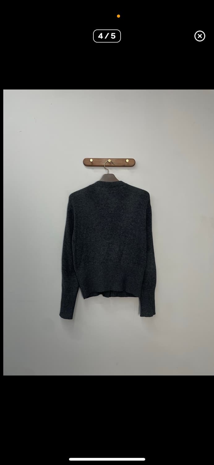 메종키츠네 베이비 폭스 패치 라운드넥 가디건 A2767 상품이미지4