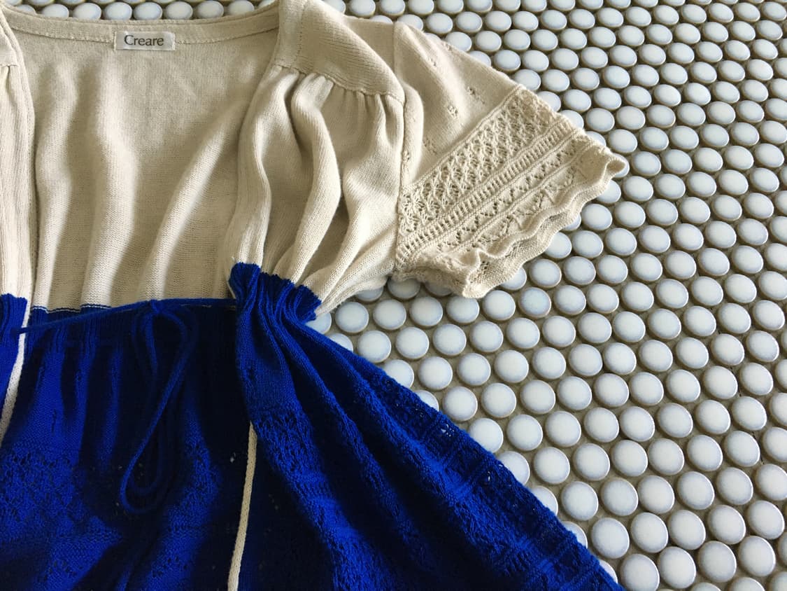 color block lace knit 상품이미지4