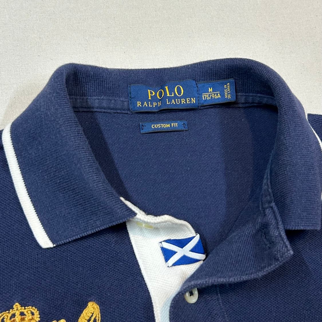 M) 폴로 랄프로렌 블랙와치 골드 빅포니 반팔 카라티 상품이미지7